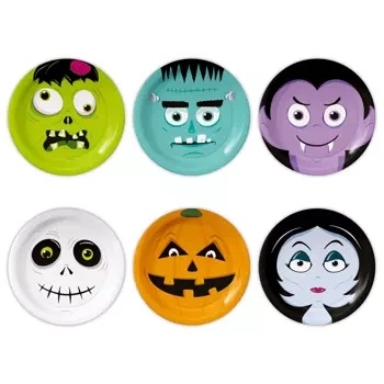 Talerzyki  papierowe Halloween Monsters