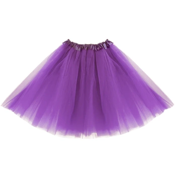 Spódniczka tiulowa fioletowa 40cm