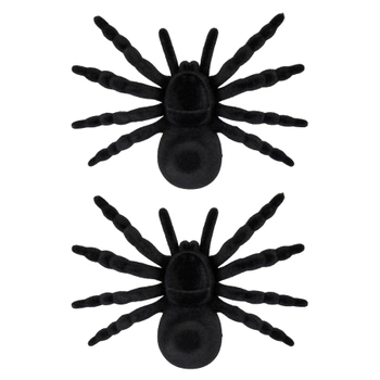 Halloween dekoracja mała tarantula 2szt.