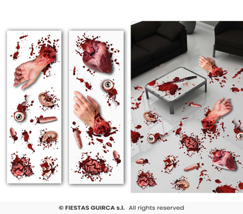 Naklejki "Amputowane części ciała"