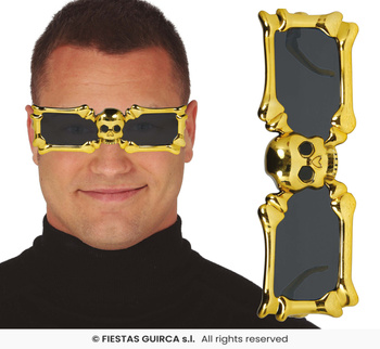 Okulary "Złoty szkielet"