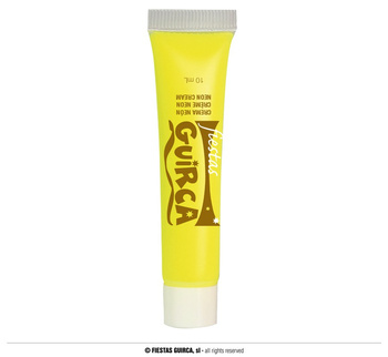 Farba fluorescencyjna do make-up, żółty, 10 ml