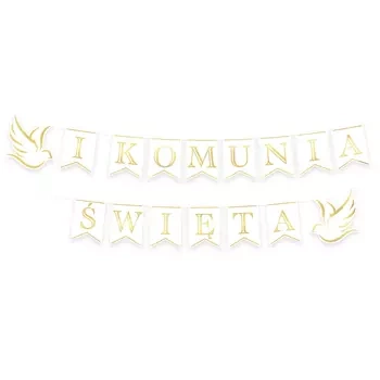 Banner Komunijny Pierwsza Komunia Święta 250 cm
