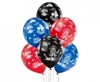Balony Piracka Impreza, 6 szt.