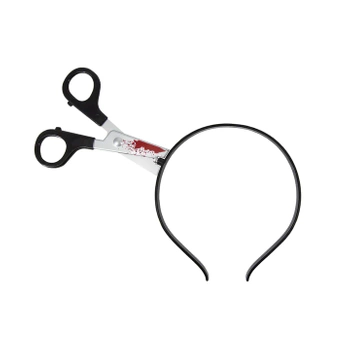 Opaska Halloween Nożyczki 22x17cm