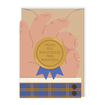 Kartka dla nauczyciela Okejka