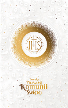 Kartka "Pamiątka Pierwszej Komunii Świętej"