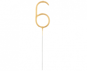 Złota cyfra 6 (zimny ogień)