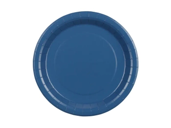 Talerzyki papierowe, granatowy, 23cm