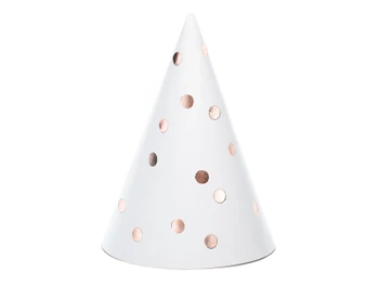 Czapeczki holograficzne, srebrny, 16cm