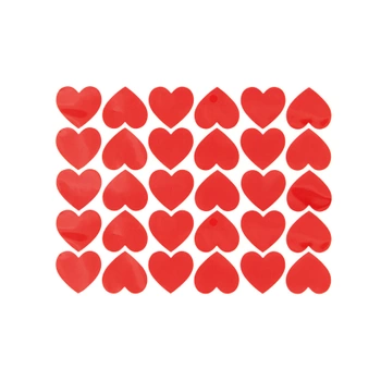 Naklejki Serce czerwone 30szt.