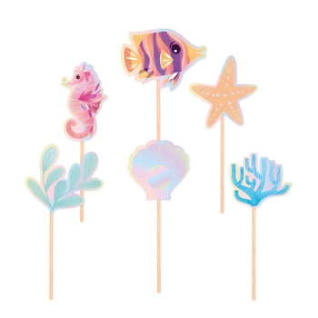 Pikery na tort Ocean 6szt.