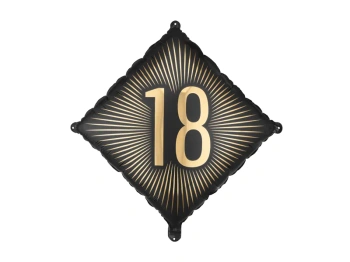 Balon foliowy ''18'', 46x46 cm, mix