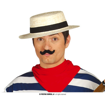 Kapelusz słomkowy gondoliera 