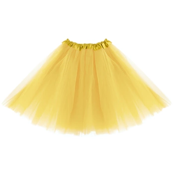 Spódniczka tiulowa miodowa 40cm