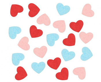 Konfetti bibułkowe Love is in the air, eco-friendly, mix, 20 g.