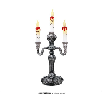 Świecznik na halloween