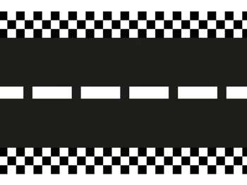 Bieżnik fizelinowy Tor wyścigowy, 40x500 cm.