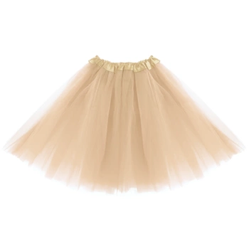 Spódniczka tiulowa beżowa 40cm