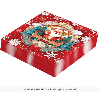 Serwetki Santa Claus, 20 szt