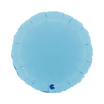 Balon Grabo 18'' Okrągły Matowy Blue
