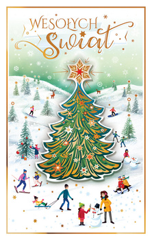 Kartka Świąteczna Choinka 