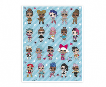 Naklejki LOL Surprise, 4 szablony