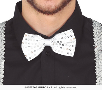 Srebrny Muszka cekinowa