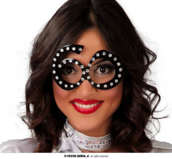 Okulary z cekinami na 60ste urodziny