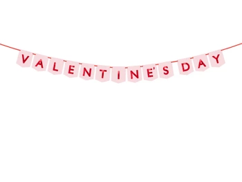 Baner Valentines Day, 150x13 cm, mix