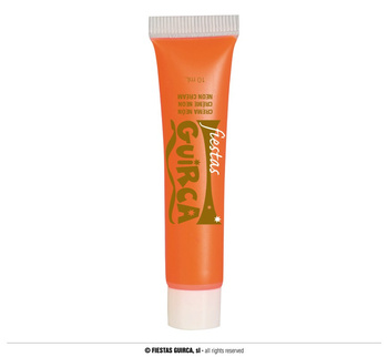 Farba fluorescencyjna do make-up, pomarańczowy, 10 ml