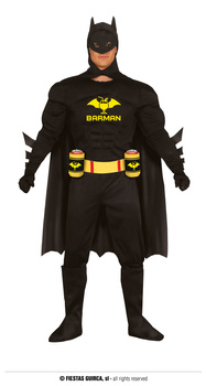 Strój BaRmana dla dorosłych, rozm.L