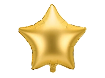 Balon foliowy Gwiazdka, 48cm, złoty