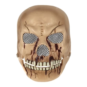Maska Czaszka z ruchomą szczęką 19x24cm
