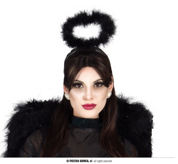 Czarna Aureola z puszkiem