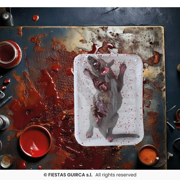 Sztuczny szczur na tacce