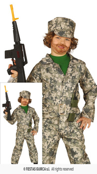 Strój Żołnierza Moro dla chłopca rozm. 129-137 cm