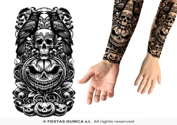 Tatuaż zmywalny "Zabójcze dynie"