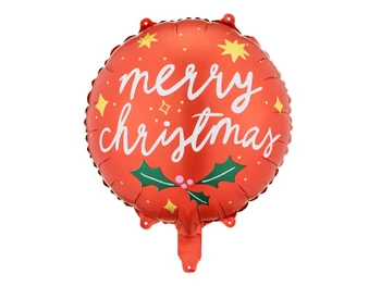 Balon foliowy Merry Christmas, 45 cm, mix