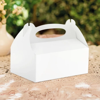 Pudełko na ciasto białe 10 szt. DIY