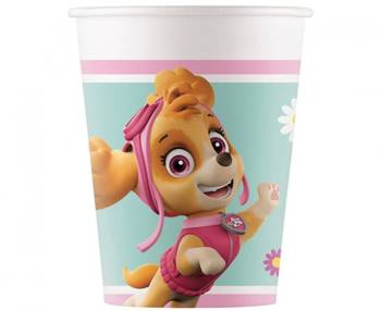 Kubeczki papierowe (WM) Paw Patrol Skye & Everest Nickelodeon, 200ml, 8 szt. (SUP label)