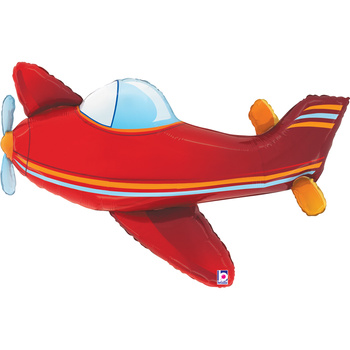 Balon Grabo 37'', Red Airplane