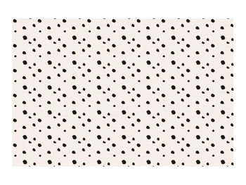 Obrus papierowy Kropki Dalmatyńczyka, mix, 180 x 120 cm