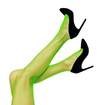 Rajstopy kabaretki neonowe zielone