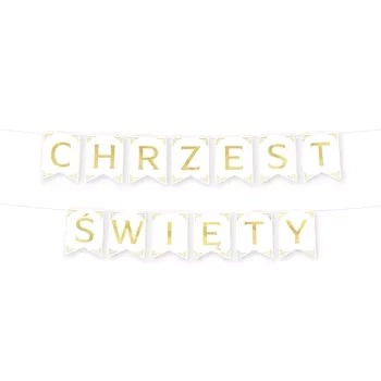 Banner Chrzest Święty 160 cm 