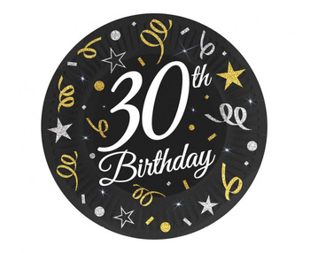 Talerzyki papierowe B&C 30, 18 cm/ 6 szt.