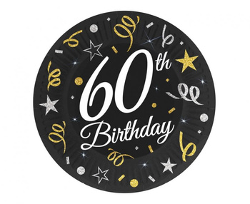 Talerzyki papierowe B&C 60, 18 cm/ 6 szt.