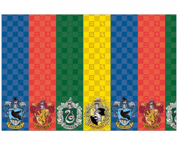 Obrus papierowy "Harry Potter Hogwarts Houses" 120x180 cm