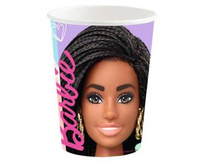 Kubeczki papierowe Barbie Sweet Life 250 ml, 8 szt.