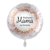 Balon foliowy 18" Najlepsza Mama - Best Mom forever